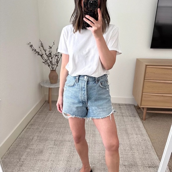 AGOLDE Dee Shorts in Muse 28 - Picture 1 of 7